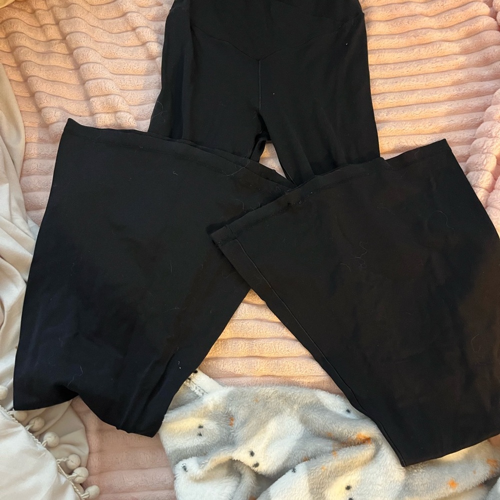 Black Wide-Leg Pants